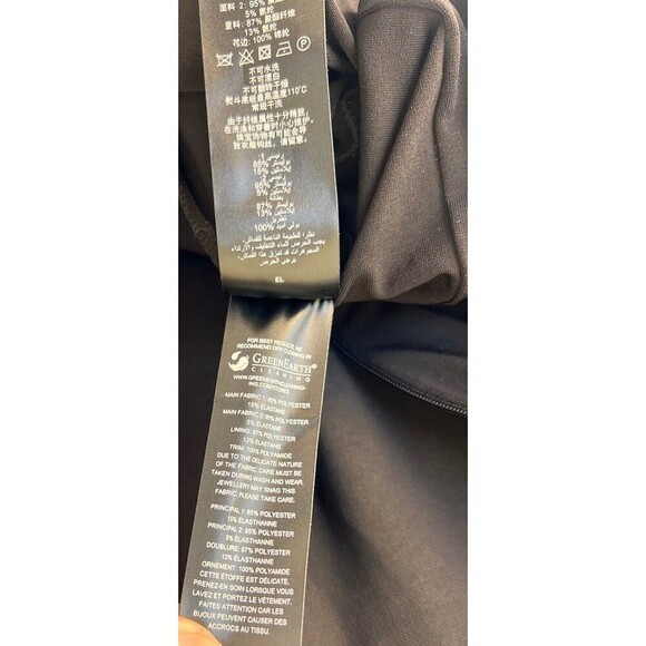 SELF-PORTRAIT Cutout Lace Trimmed Stretch Jersey Chiffon Halterneck Mini Dress 4 - Picture 13 of 13